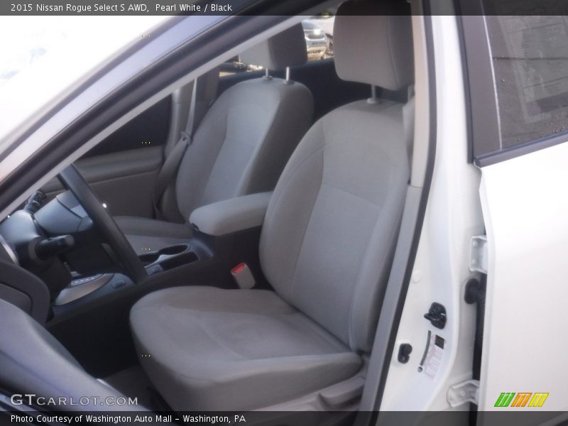 Pearl White / Black 2015 Nissan Rogue Select S AWD