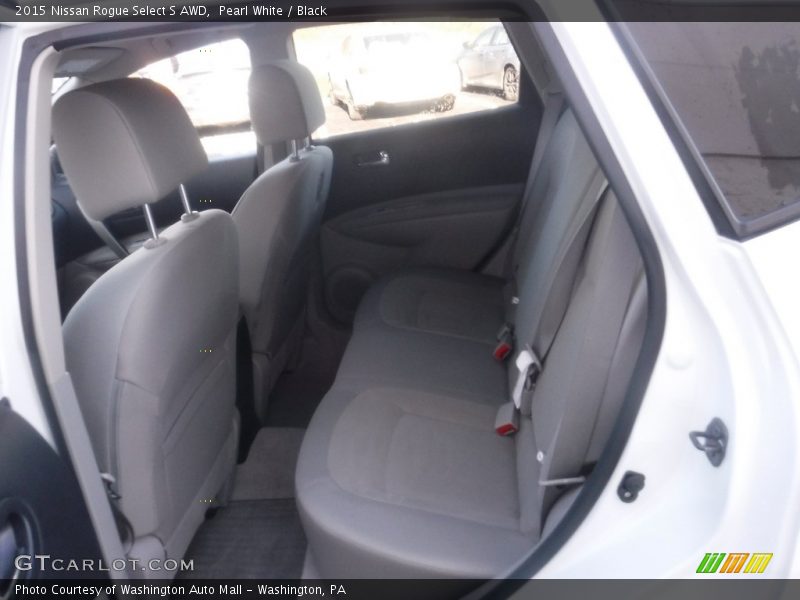 Pearl White / Black 2015 Nissan Rogue Select S AWD