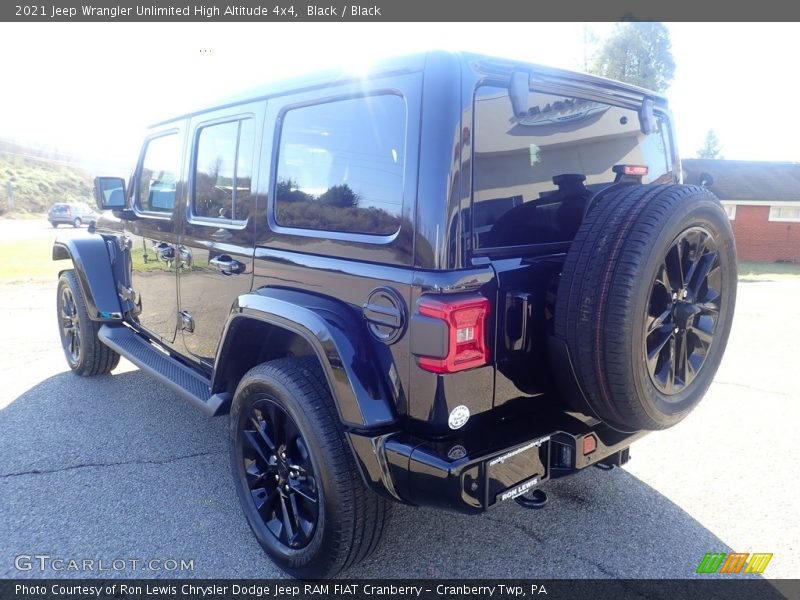 Black / Black 2021 Jeep Wrangler Unlimited High Altitude 4x4