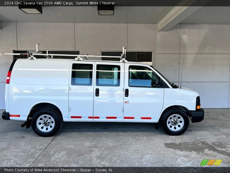  2014 Savana Van 1500 AWD Cargo Summit White