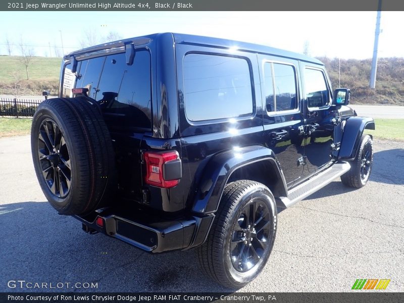 Black / Black 2021 Jeep Wrangler Unlimited High Altitude 4x4