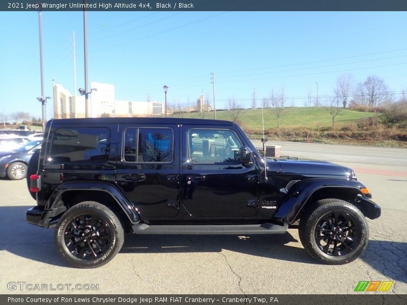 Black / Black 2021 Jeep Wrangler Unlimited High Altitude 4x4