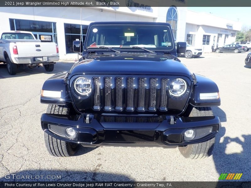 Black / Black 2021 Jeep Wrangler Unlimited High Altitude 4x4