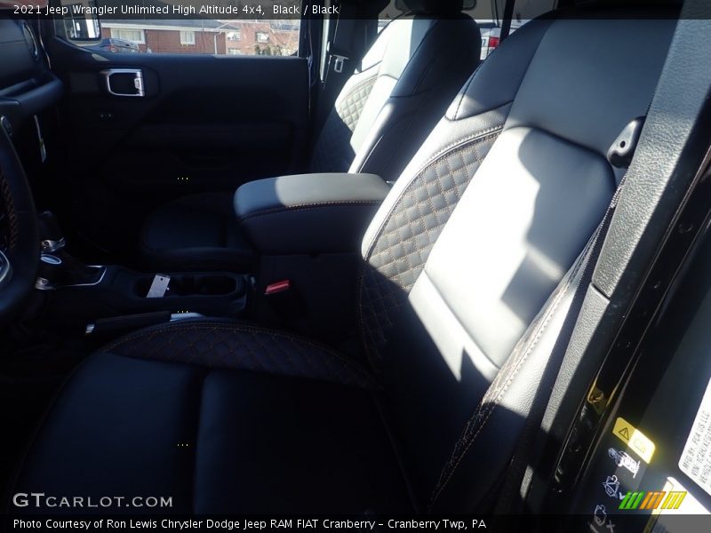 Black / Black 2021 Jeep Wrangler Unlimited High Altitude 4x4