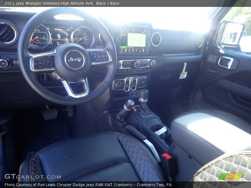 Black / Black 2021 Jeep Wrangler Unlimited High Altitude 4x4