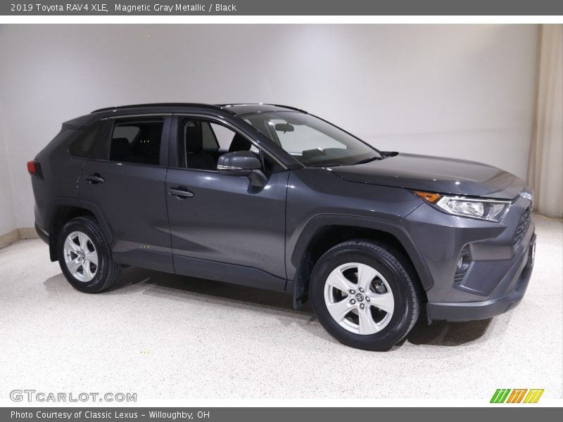 Magnetic Gray Metallic / Black 2019 Toyota RAV4 XLE