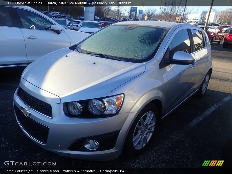 Silver Ice Metallic / Jet Black/Dark Titanium 2012 Chevrolet Sonic LT Hatch