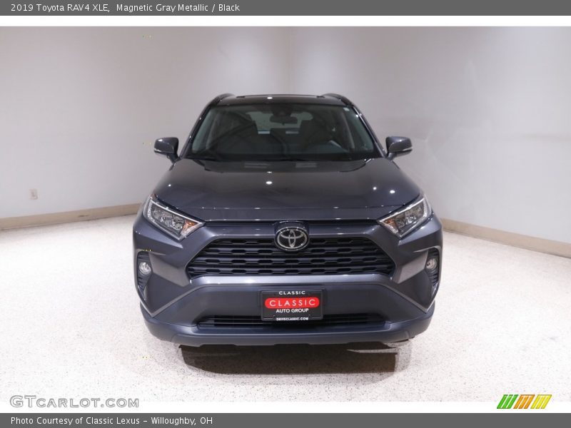 Magnetic Gray Metallic / Black 2019 Toyota RAV4 XLE