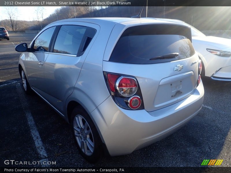 Silver Ice Metallic / Jet Black/Dark Titanium 2012 Chevrolet Sonic LT Hatch