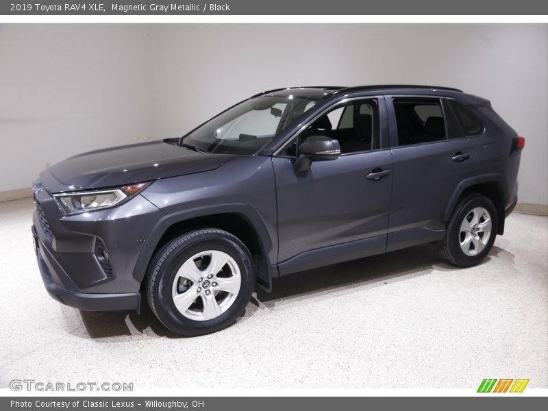 Magnetic Gray Metallic / Black 2019 Toyota RAV4 XLE