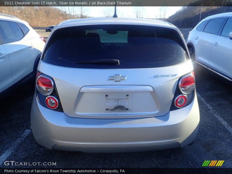 Silver Ice Metallic / Jet Black/Dark Titanium 2012 Chevrolet Sonic LT Hatch