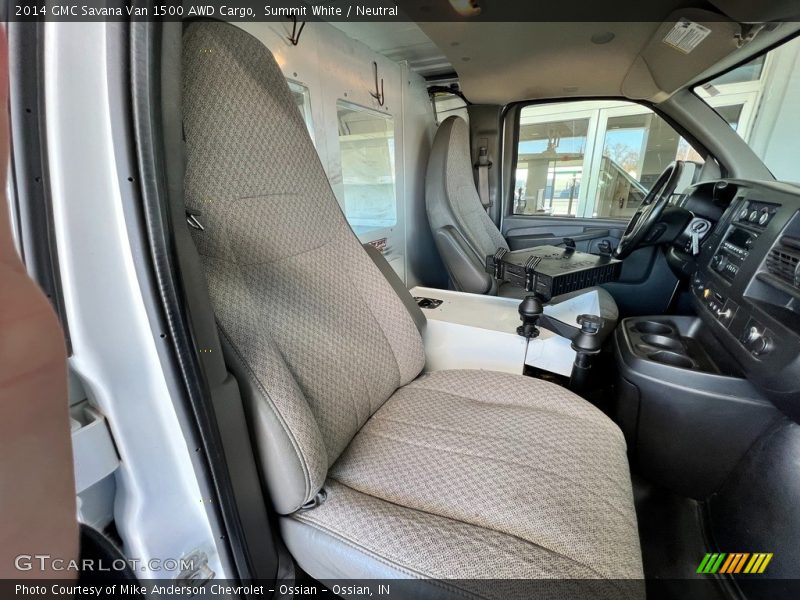 Front Seat of 2014 Savana Van 1500 AWD Cargo