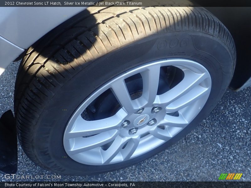 Silver Ice Metallic / Jet Black/Dark Titanium 2012 Chevrolet Sonic LT Hatch