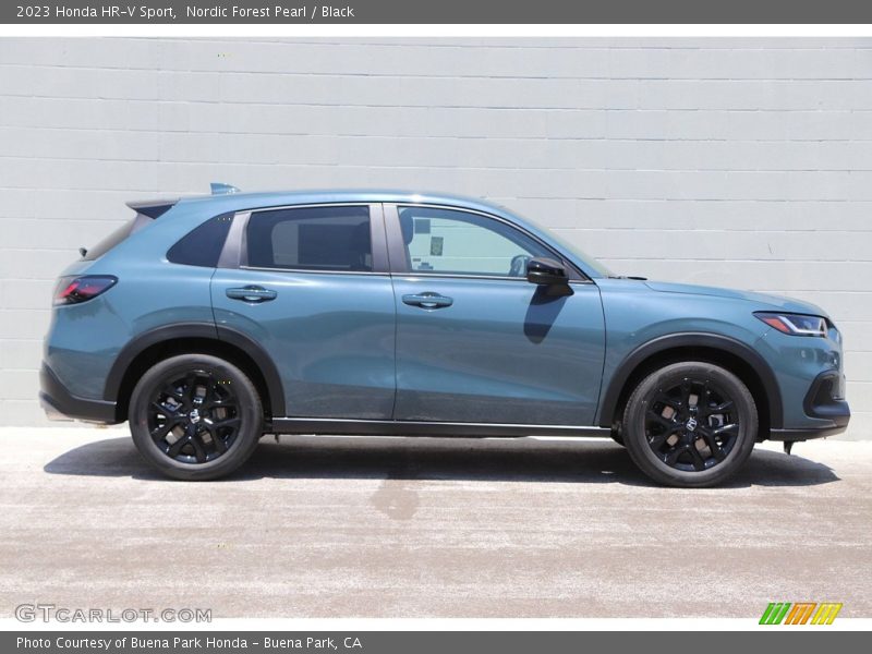 Nordic Forest Pearl / Black 2023 Honda HR-V Sport