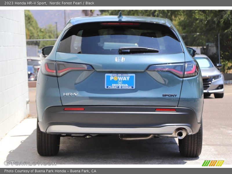 Nordic Forest Pearl / Black 2023 Honda HR-V Sport