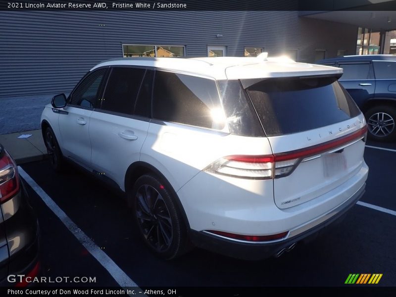 Pristine White / Sandstone 2021 Lincoln Aviator Reserve AWD