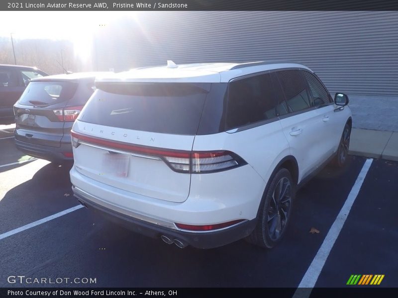 Pristine White / Sandstone 2021 Lincoln Aviator Reserve AWD