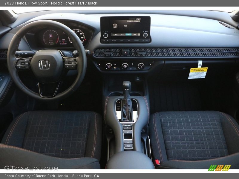 Nordic Forest Pearl / Black 2023 Honda HR-V Sport