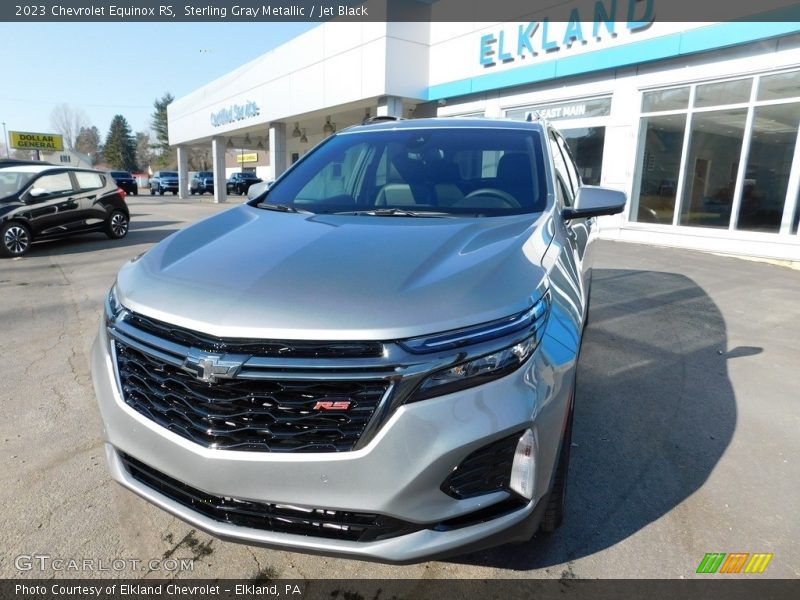 Sterling Gray Metallic / Jet Black 2023 Chevrolet Equinox RS