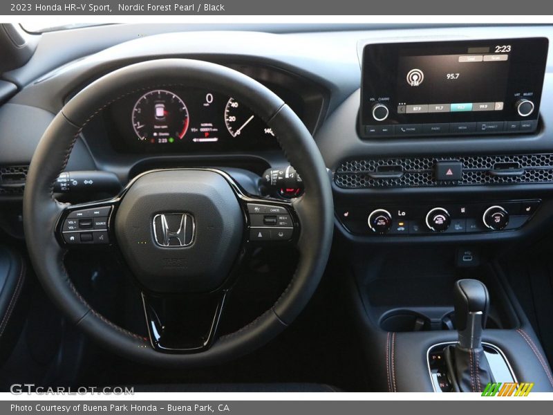 Nordic Forest Pearl / Black 2023 Honda HR-V Sport