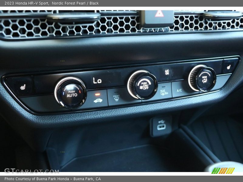 Nordic Forest Pearl / Black 2023 Honda HR-V Sport