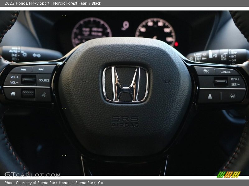 Nordic Forest Pearl / Black 2023 Honda HR-V Sport