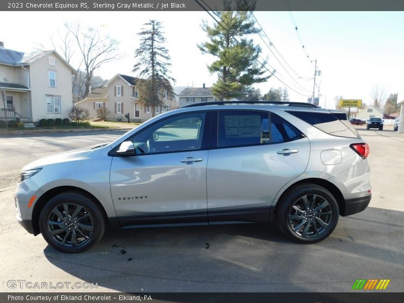Sterling Gray Metallic / Jet Black 2023 Chevrolet Equinox RS