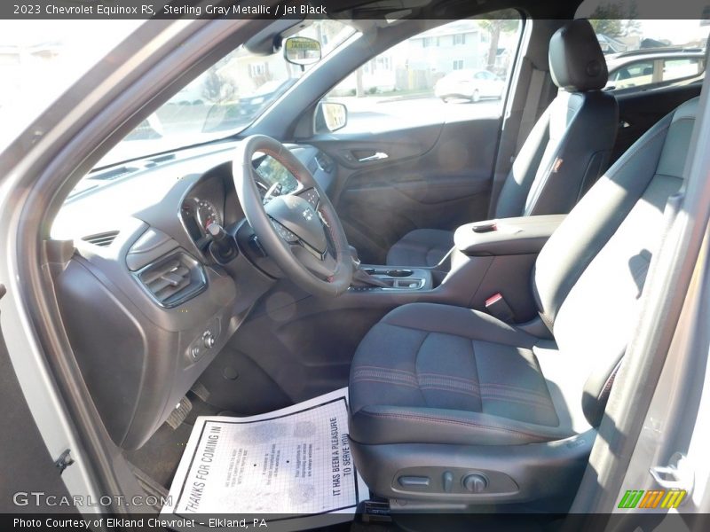 Sterling Gray Metallic / Jet Black 2023 Chevrolet Equinox RS