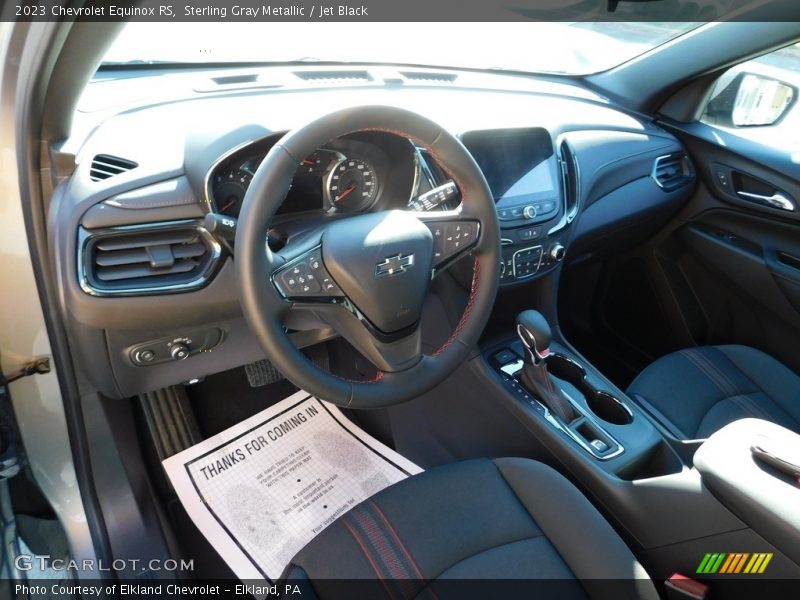 Sterling Gray Metallic / Jet Black 2023 Chevrolet Equinox RS