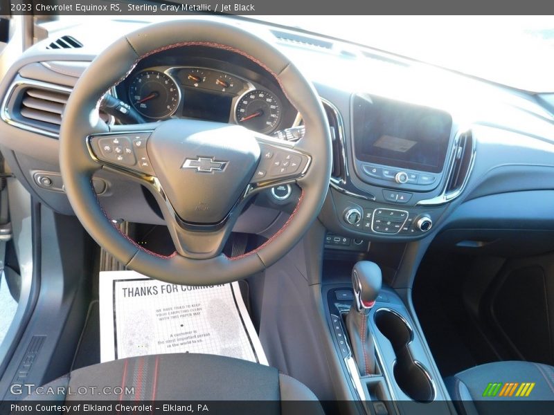 Sterling Gray Metallic / Jet Black 2023 Chevrolet Equinox RS