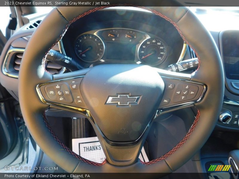 Sterling Gray Metallic / Jet Black 2023 Chevrolet Equinox RS