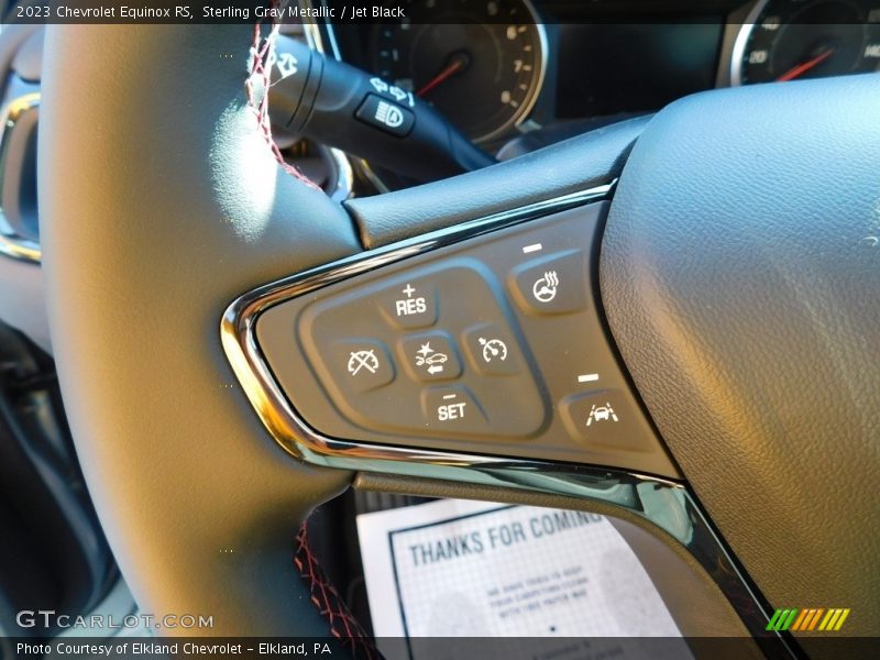 Sterling Gray Metallic / Jet Black 2023 Chevrolet Equinox RS