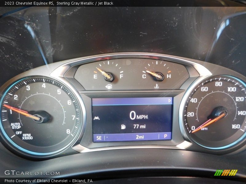 Sterling Gray Metallic / Jet Black 2023 Chevrolet Equinox RS