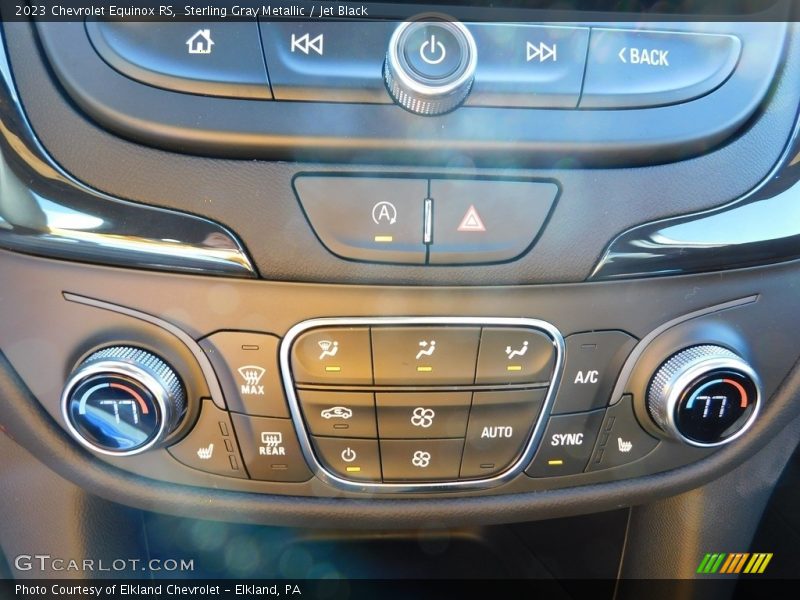 Sterling Gray Metallic / Jet Black 2023 Chevrolet Equinox RS