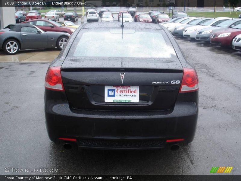Panther Black / Onyx 2009 Pontiac G8 Sedan