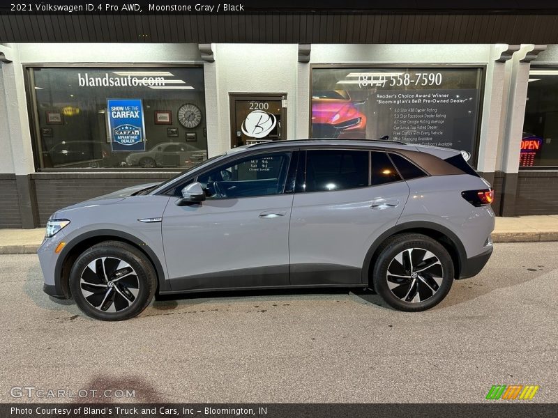 Moonstone Gray / Black 2021 Volkswagen ID.4 Pro AWD
