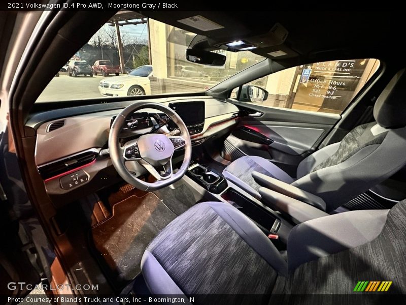 Moonstone Gray / Black 2021 Volkswagen ID.4 Pro AWD