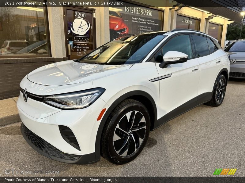Glacier White Metallic / Galaxy Black 2021 Volkswagen ID.4 Pro S