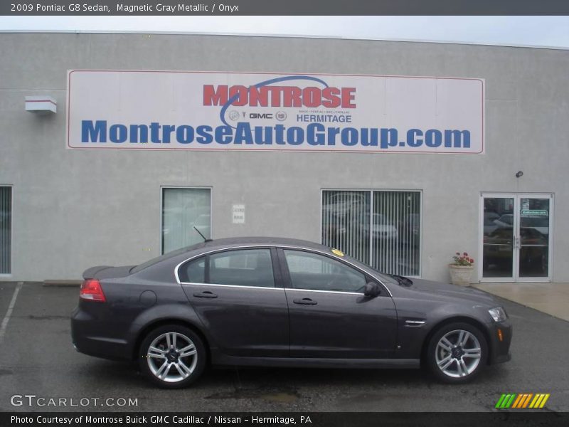 Magnetic Gray Metallic / Onyx 2009 Pontiac G8 Sedan