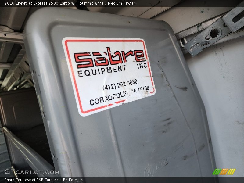 Summit White / Medium Pewter 2016 Chevrolet Express 2500 Cargo WT
