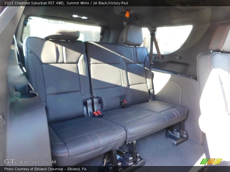 Summit White / Jet Black/Victory Red 2023 Chevrolet Suburban RST 4WD