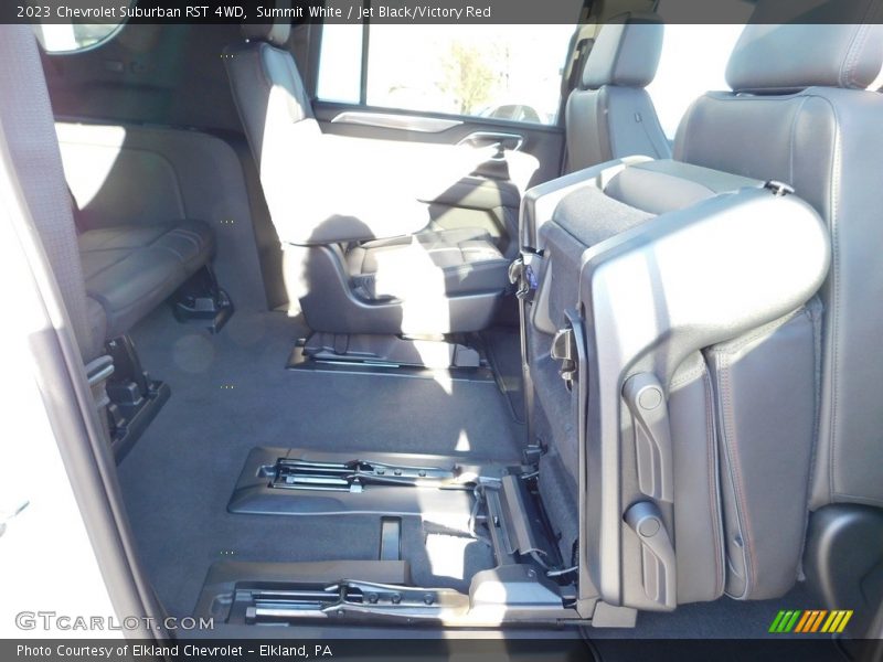 Summit White / Jet Black/Victory Red 2023 Chevrolet Suburban RST 4WD