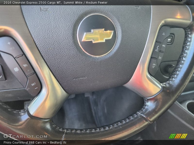 Summit White / Medium Pewter 2016 Chevrolet Express 2500 Cargo WT