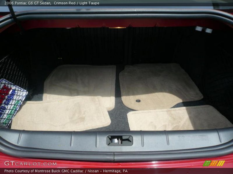 Crimson Red / Light Taupe 2006 Pontiac G6 GT Sedan