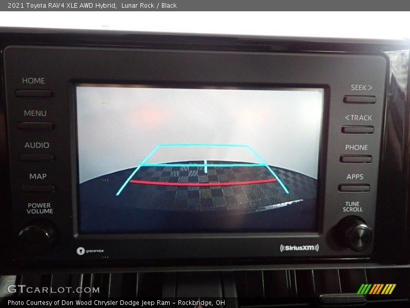 Lunar Rock / Black 2021 Toyota RAV4 XLE AWD Hybrid