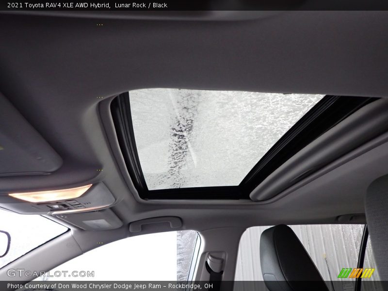 Lunar Rock / Black 2021 Toyota RAV4 XLE AWD Hybrid