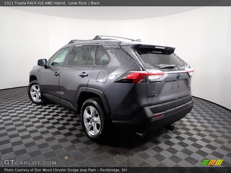 Lunar Rock / Black 2021 Toyota RAV4 XLE AWD Hybrid