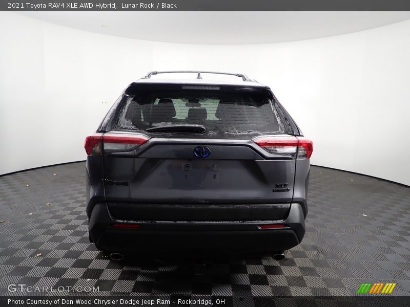 Lunar Rock / Black 2021 Toyota RAV4 XLE AWD Hybrid