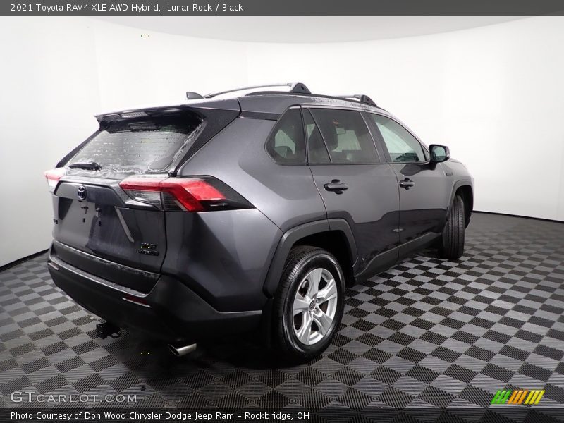Lunar Rock / Black 2021 Toyota RAV4 XLE AWD Hybrid