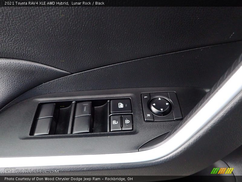 Lunar Rock / Black 2021 Toyota RAV4 XLE AWD Hybrid